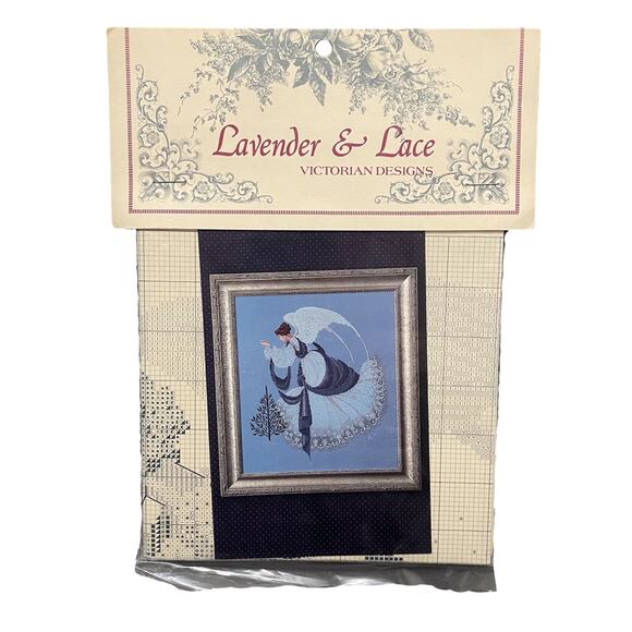 NOS Lavender & Lace Cross Stitch Pattern "Ice Angel" L&L 22 (c 1993) - Picture 1 of 4